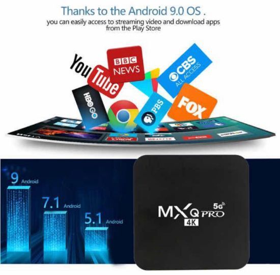 Smart box android 9 MxQ pro