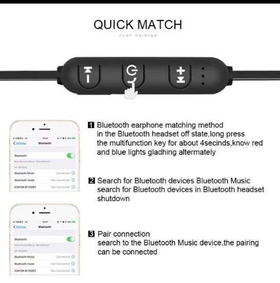 Sportske Bluetooth slusalice magnet