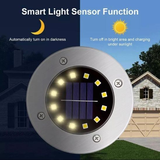 Solarne disk lampe za ulepsavanje dvorista