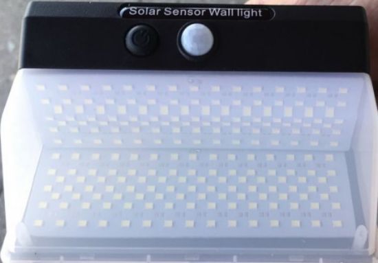 Solarna zidna 206 dioda zidna sa senzorom pokreta