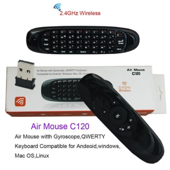 Slika Air Mouse C120 bezicni mis i tastatura Android Box 