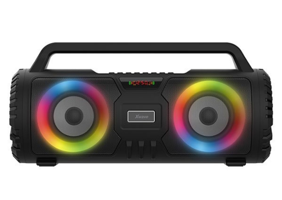 BT zvucnik 5.0/Party/20W (2x10W) / FM Radio/MicroSD/USB2.0,/AUX/Mikrofon/LED colorful